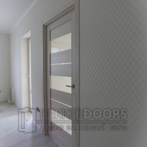 Дверь DUPLEX 12 в цвете дуб белый 