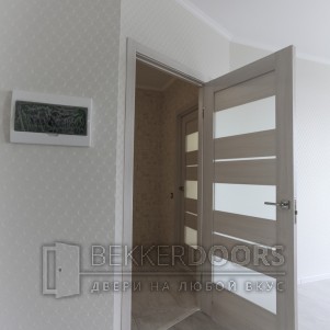 Дверь DUPLEX 12 в цвете дуб белый 