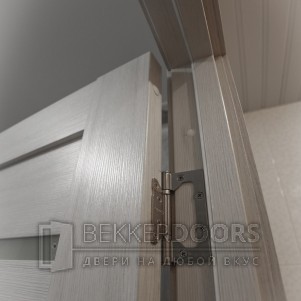 Дверь DUPLEX 12 в цвете дуб белый 