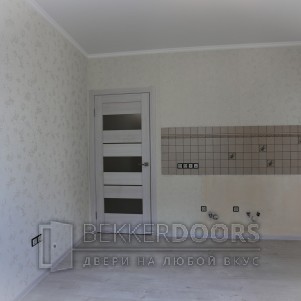 Дверь DUPLEX 12 в цвете дуб белый 