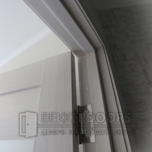 Дверь  DUPLEX 12 в цвете дуб белый