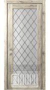 Дверь Кантри 12 ДО Дуб санремо темный Ромбы Дверь Кантри 12 ДО Дуб санремо темный Ромбы